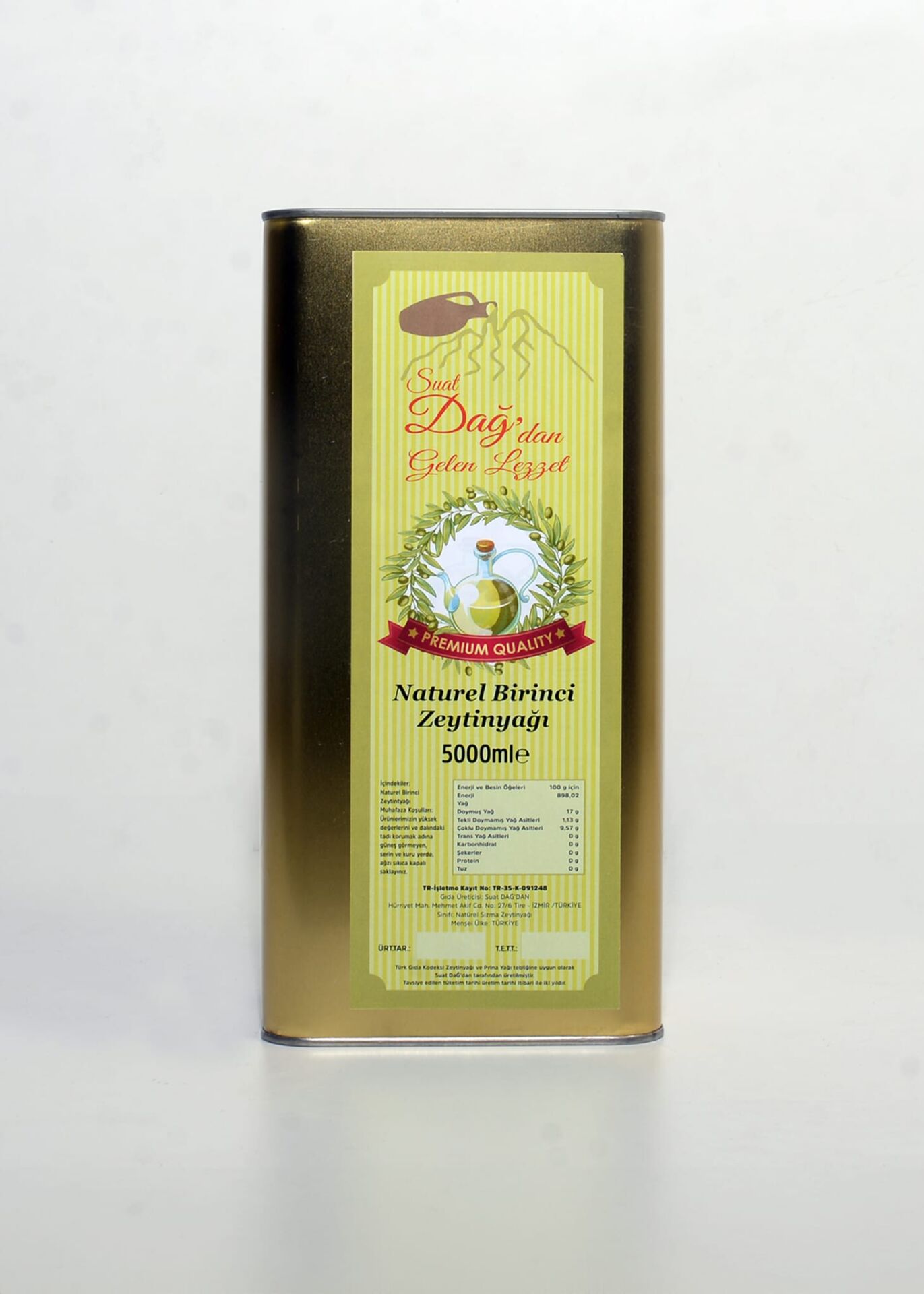 Naturel Birinci  Zeytinyağı 5000 ml